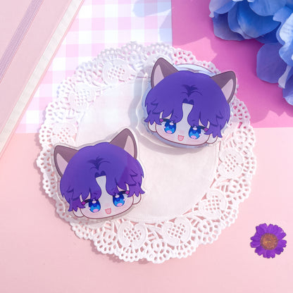 lads kitty chibi phone grips
