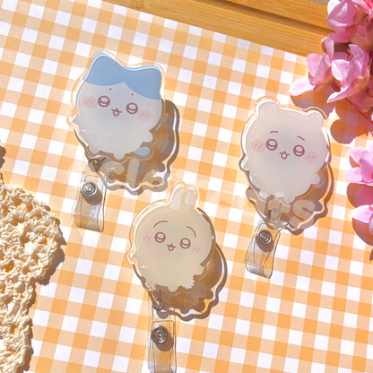chiikawa badge reels