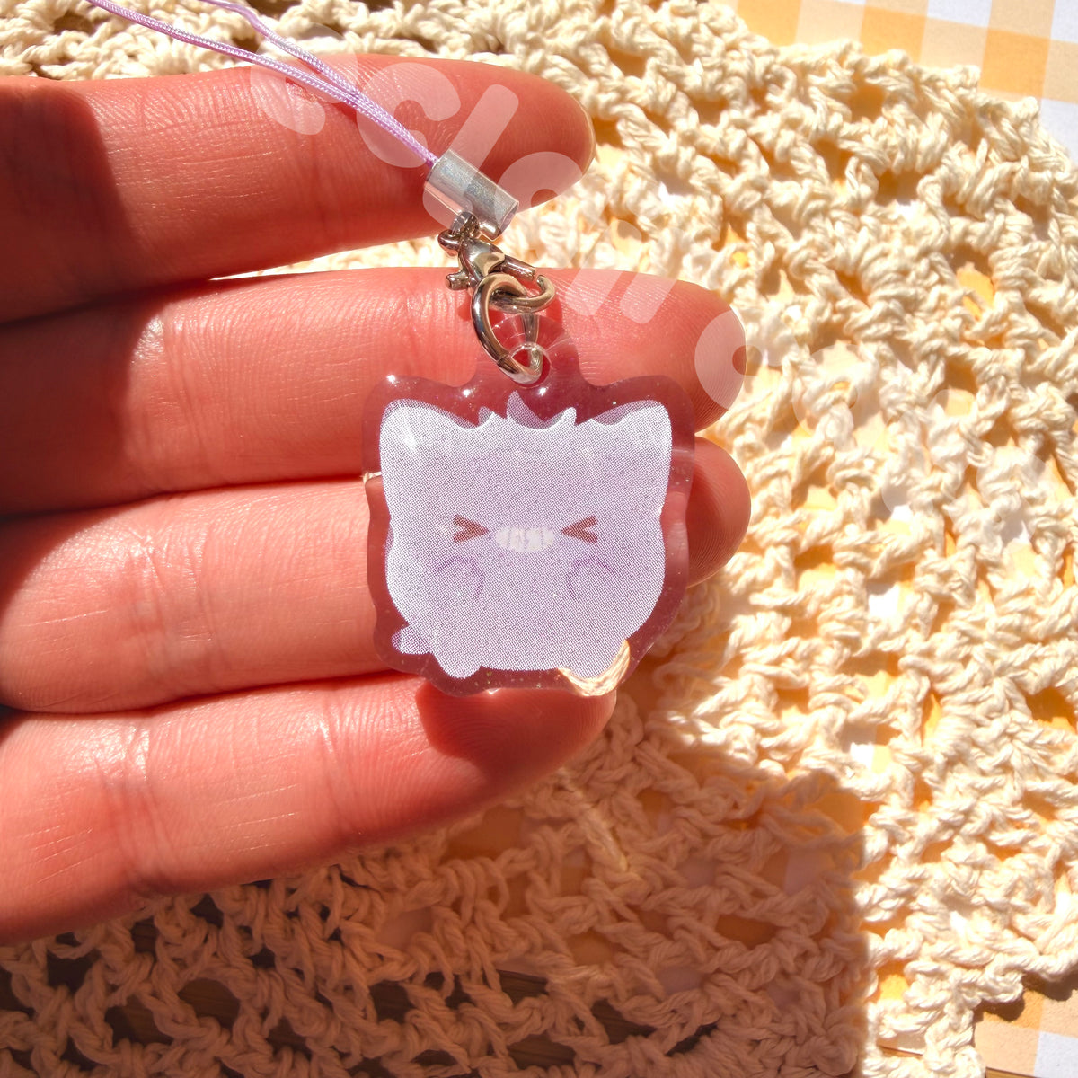 pokemon glitter phone charms