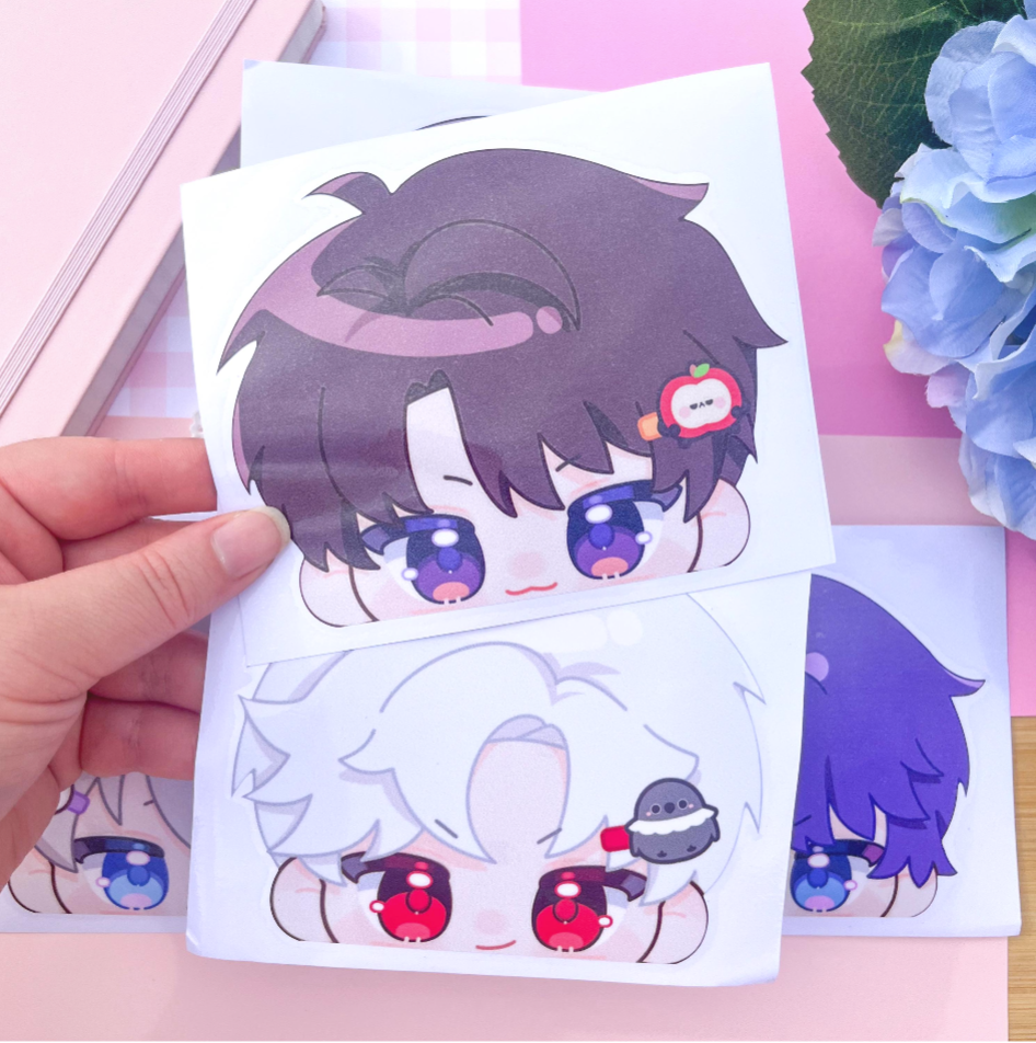 lads chibi car decals