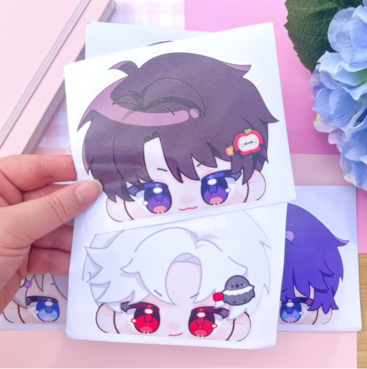 lads chibi car decals