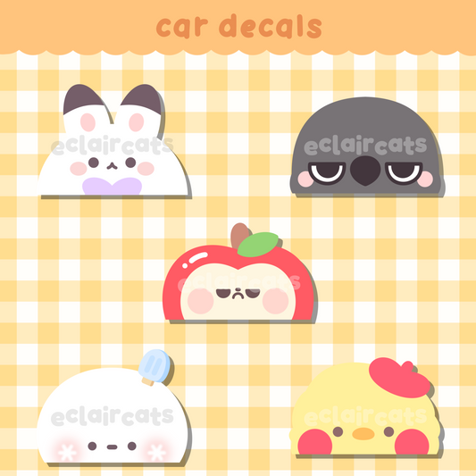 lads mascot car decals
